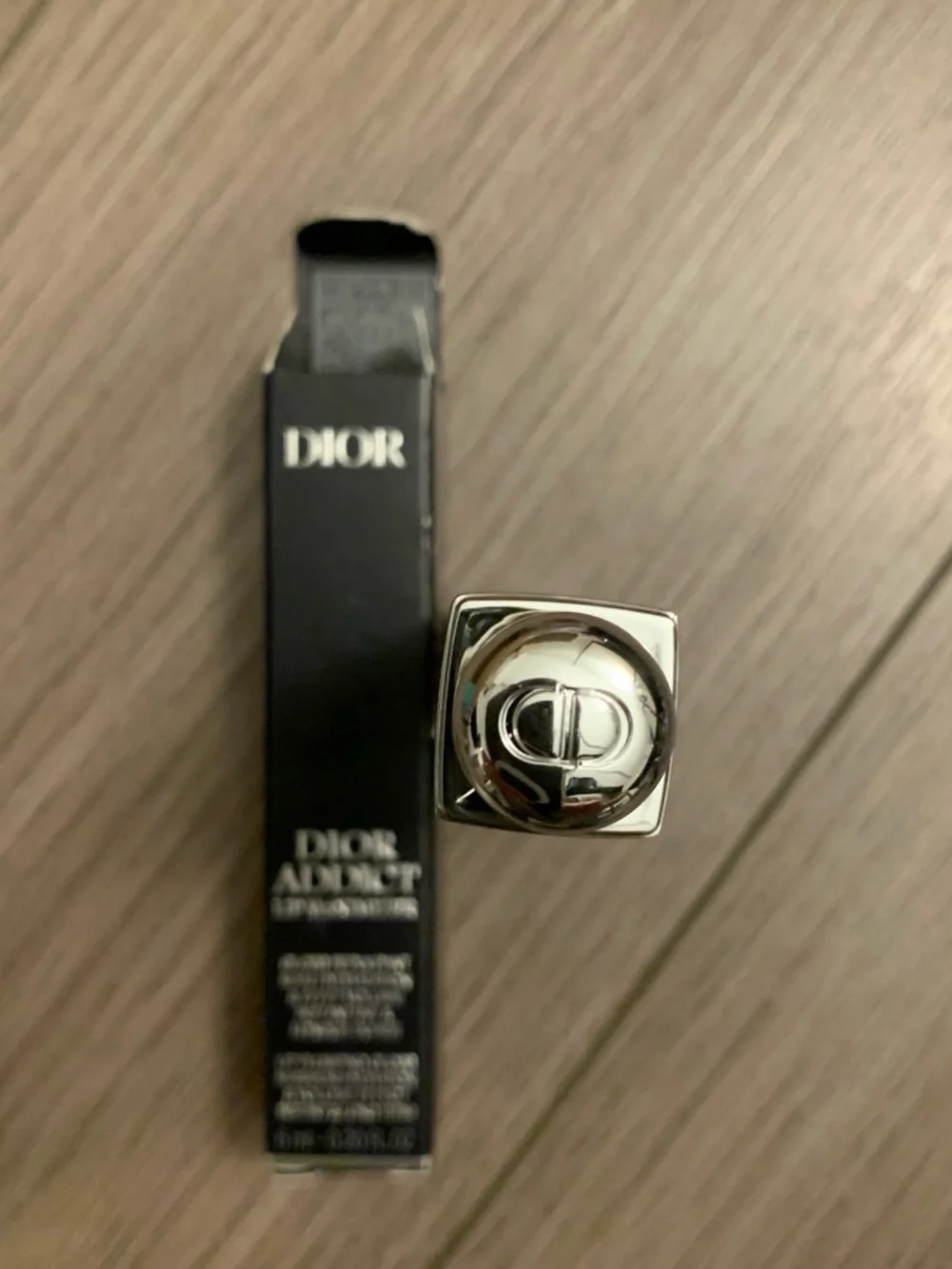 Dior Lip Maximizer Gloss — Shimmery Nude Pink with Silver Cap